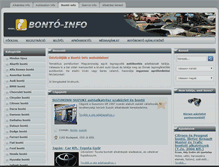 Tablet Screenshot of bonto-info.hu